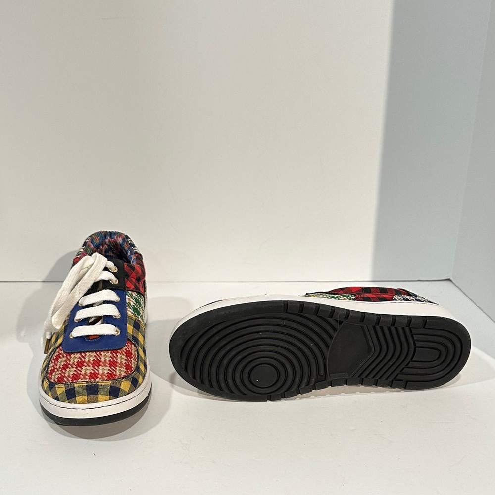 Irregular Choice Plaid Tennis Shoes - Picture 2 of 6